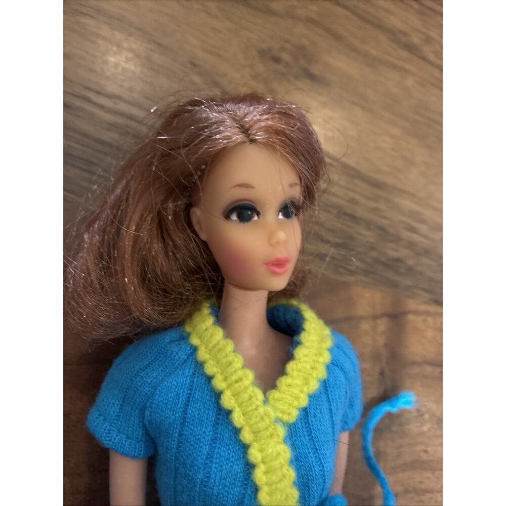 1967 Walking Jamie Barbie Doll Dress/Outfit, Sears Exclusive Japan Titian Red - Picture 12 of 14